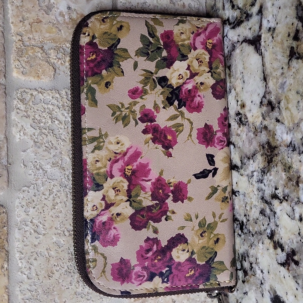 Patricia Nash Antique Rose Wallet